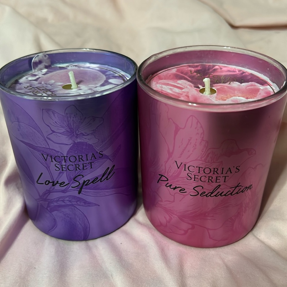Victoria’s Secret pure seduction & love spell candles. $20 for both. Brand new.